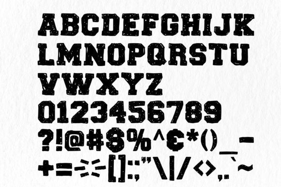 College Draft Font - Preview 1