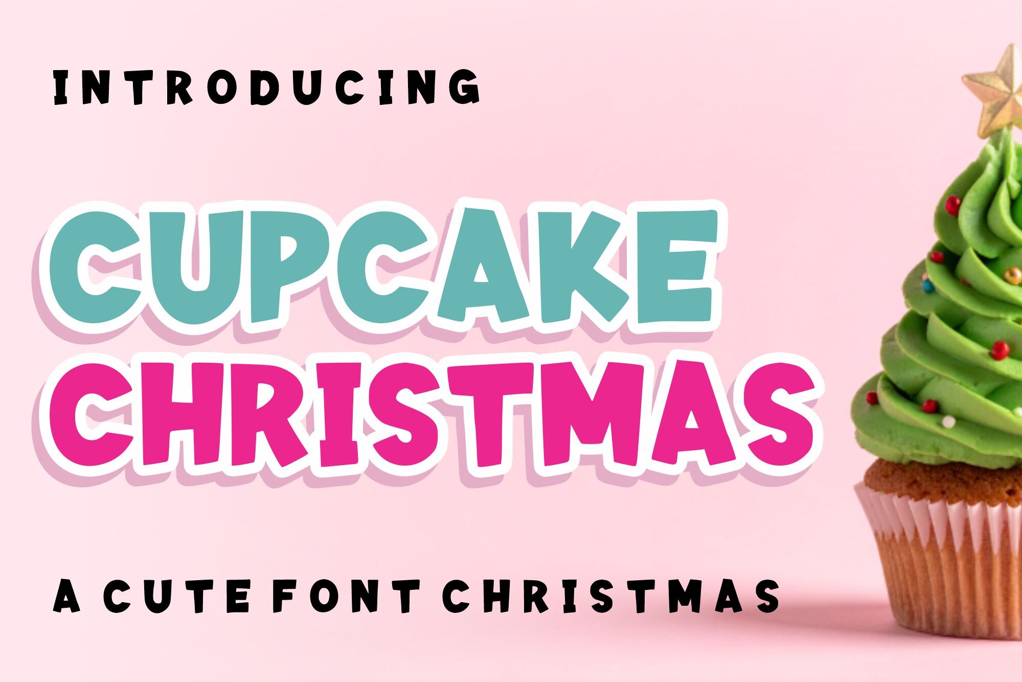 Cupcake Christmas Font - photo 1