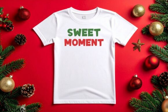 Cupcake Christmas Font PNG with transparent background - Preview 1