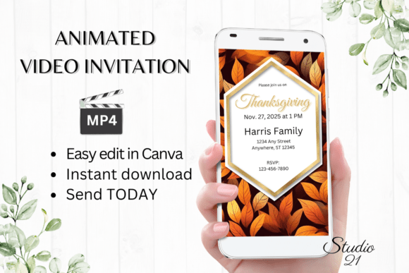 Electronic Thanksgiving Invitation