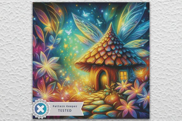 Fantasy Hut Cross Stitch Pattern PDF