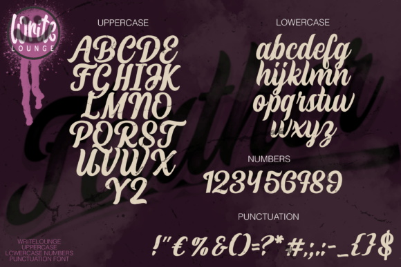 Feather Font PNG with transparent background - Preview 5