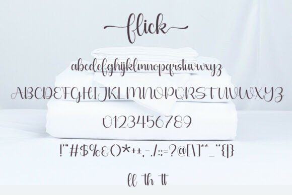 Flick Font - Preview 4