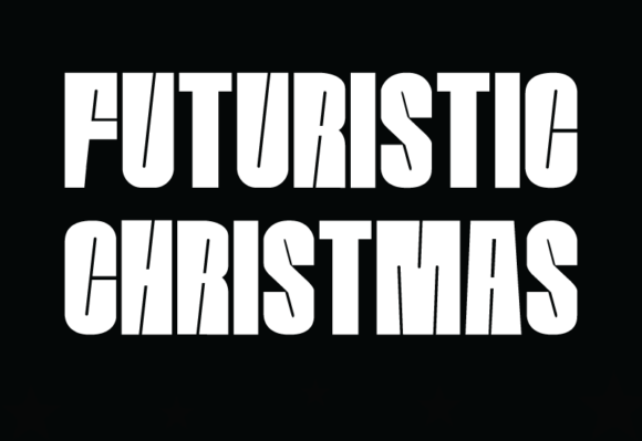 Futuristic Christmas Font - Preview 1