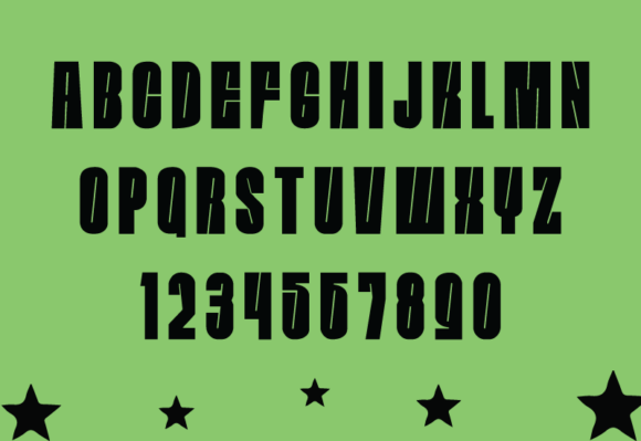 Futuristic Christmas Font - Preview 2
