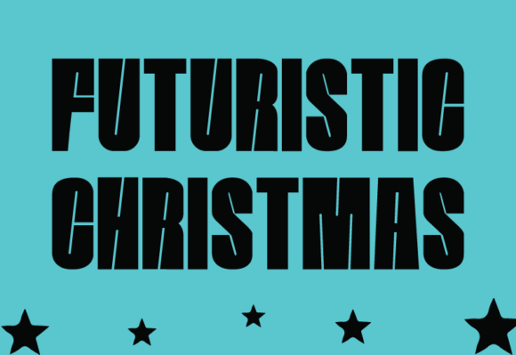 Futuristic Christmas Font - Preview 3