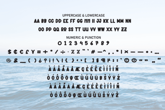 Hello Ocean Font PNG with transparent background - Preview 6