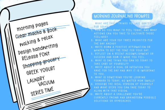 Morning Friday Font PNG with transparent background - Preview 1