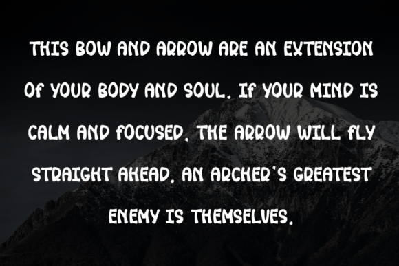Night Country Font PNG with transparent background - Preview 5