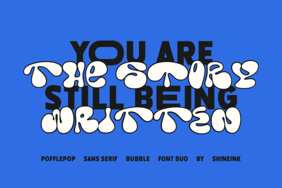 Pofflepop Font PNG with transparent background - Preview 1