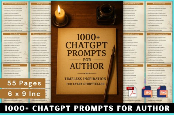 1000+ ChatGPT Prompts for Authors