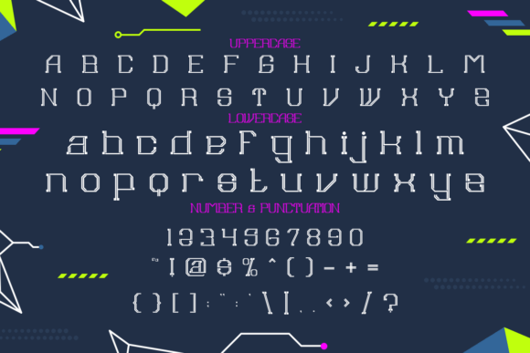 Astro Techno Font - Preview 4