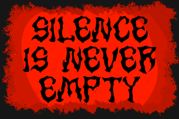 Black Chant Font - Preview 1