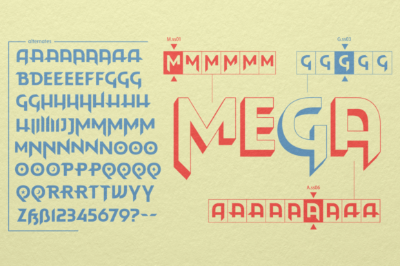 Blast Dragon Font - Preview 1
