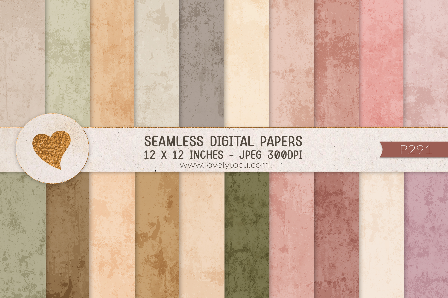 Boho Palette Seamless Texture Background