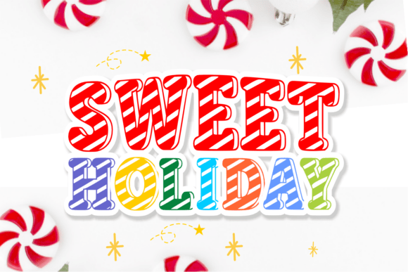 Candy Christmas Font - Preview 1