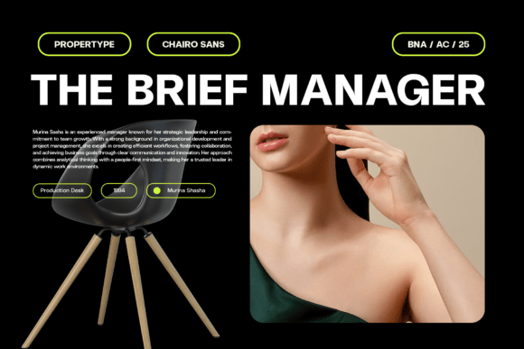 Chairo Sans Font - Preview 4
