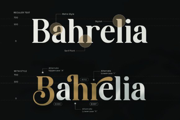 Diorenza Font PNG with transparent background - Preview 5
