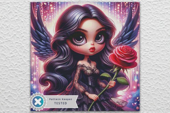 Fantasy Angel Cross Stitch Pattern PDF
