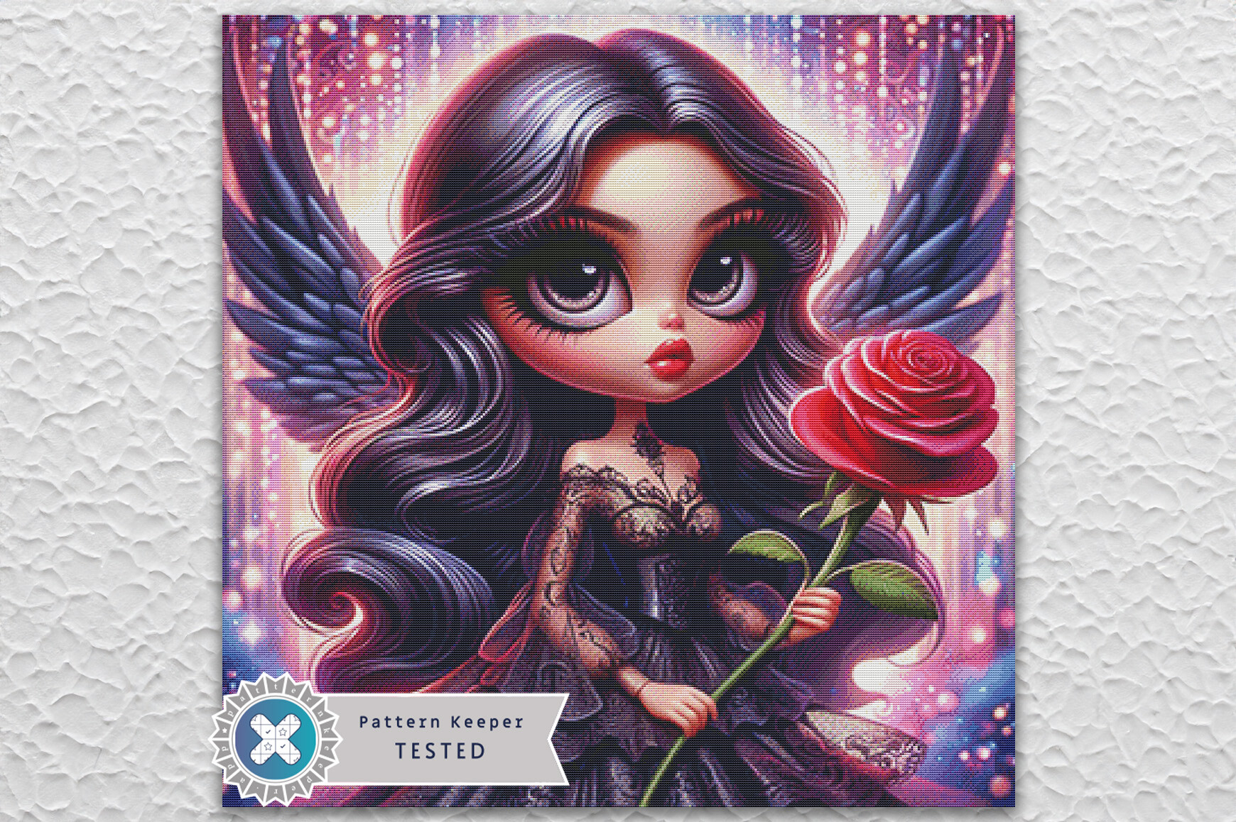 Fantasy Angel Cross Stitch Pattern PDF