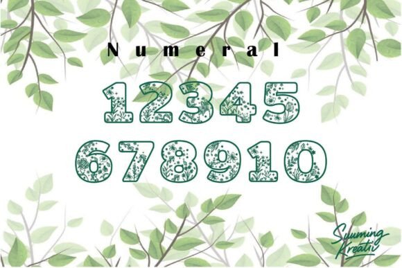Flory Spring Font PNG with transparent background - Preview 3