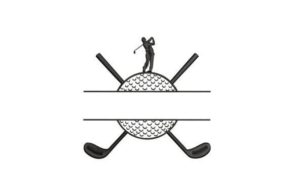Golf Ball Monogram