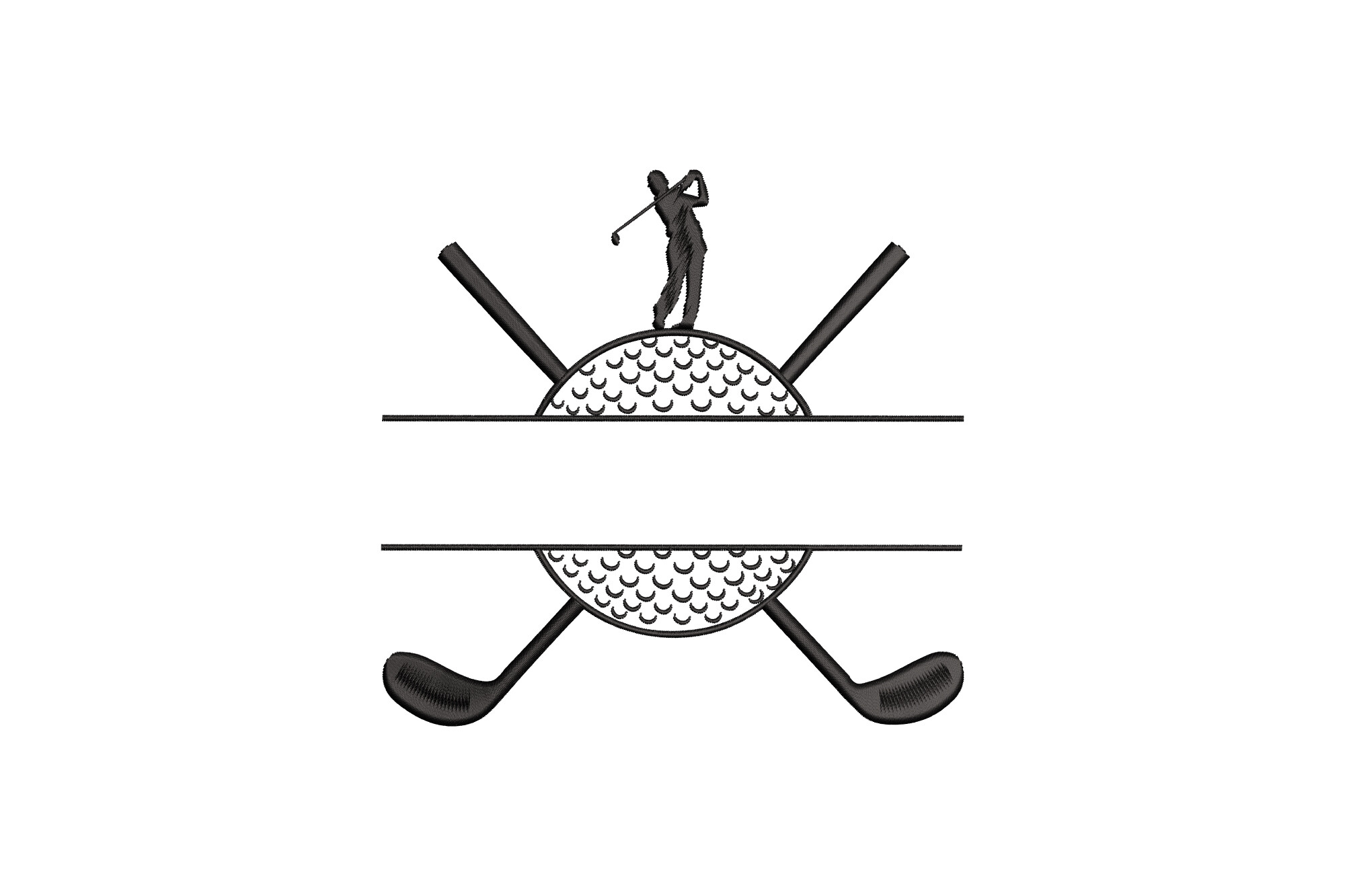 Golf Ball Monogram