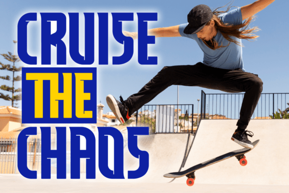 Grind Sport Font PNG with transparent background - Preview 1