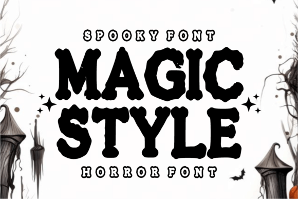 Halloween Book Font - Preview 1