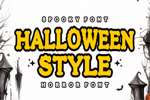 Halloween Book Font - Preview 2