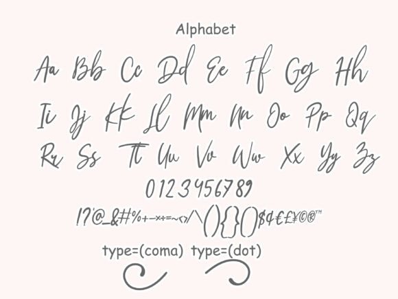 Lemon Cream Font PNG with transparent background - Preview 3