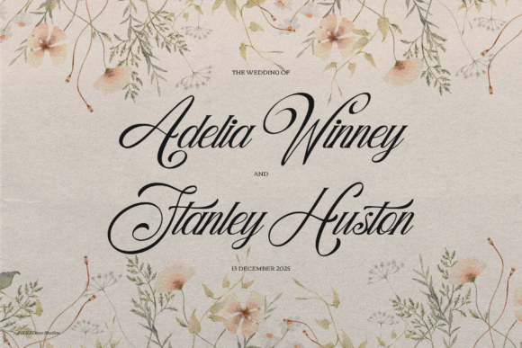 Marelyna Charleya Font PNG with transparent background - Preview 2