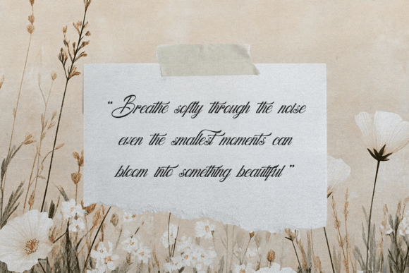 Marelyna Charleya Font PNG with transparent background - Preview 4