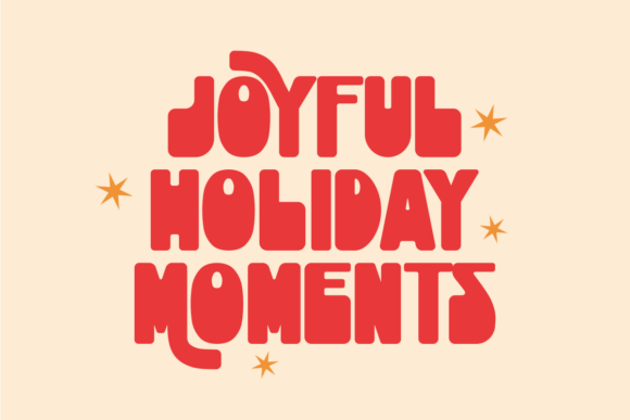 Merry Bright Font PNG with transparent background - Preview 1