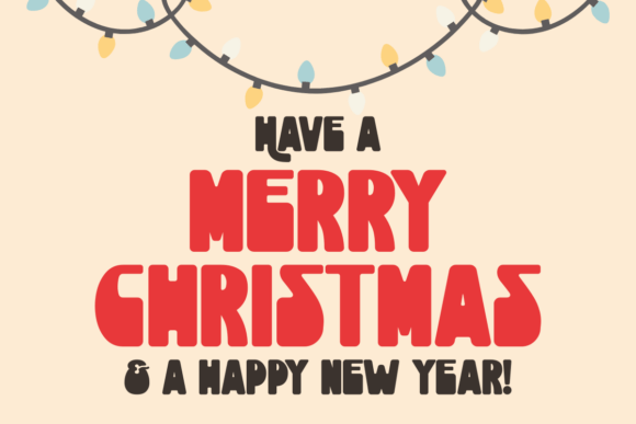 Merry Bright Font PNG with transparent background - Preview 2
