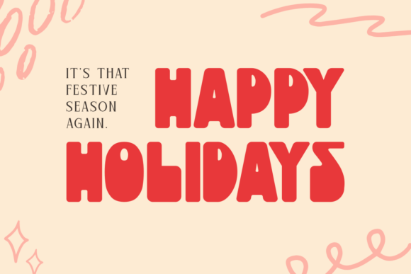 Merry Bright Font PNG with transparent background - Preview 3