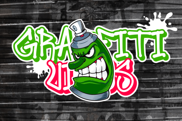 Monovibe Graffiti Font font preview - 1