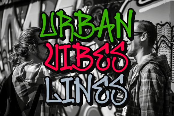 Monovibe Graffiti Font font preview - 2