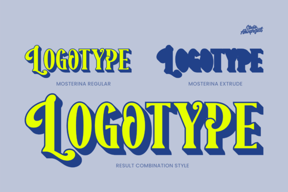 Mosterina Font PNG with transparent background - Preview 2