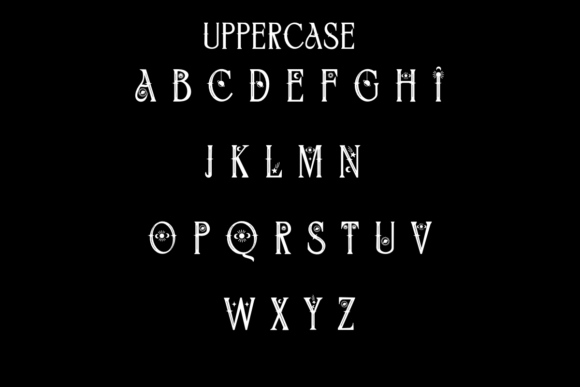 Mystic Night Font PNG with transparent background - Preview 1