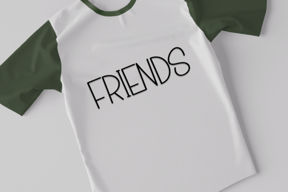 Newyear Outside Font PNG with transparent background - Preview 2