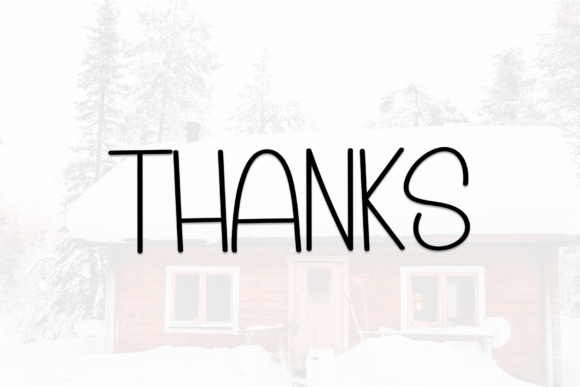 Newyear Outside Font PNG with transparent background - Preview 4