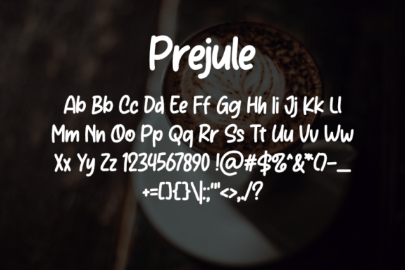 Prejule Font font preview - 1