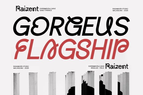 Raizent Font PNG with transparent background - Preview 2