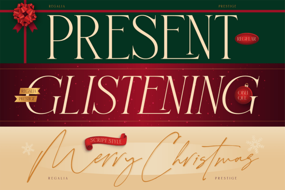 Regalia Prestige Font font preview - 3