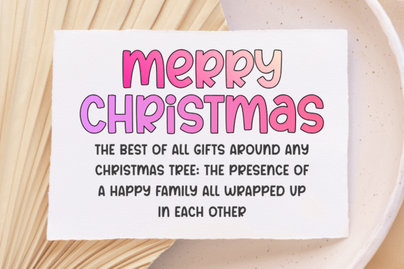 Santa Clipart Font PNG with transparent background - Preview 1