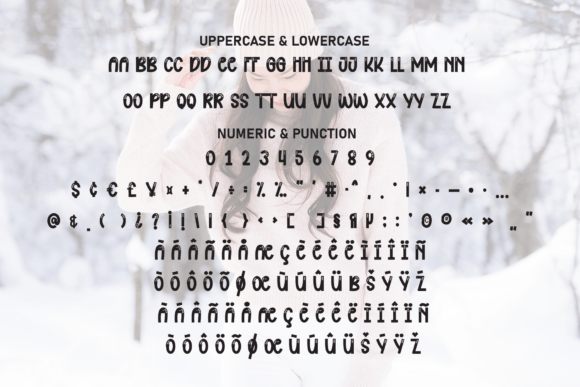 Snow Girls Font PNG with transparent background - Preview 6