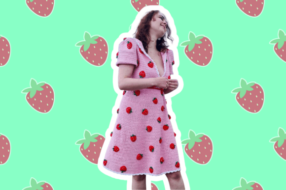 Strawberry Dress Crochet Pattern