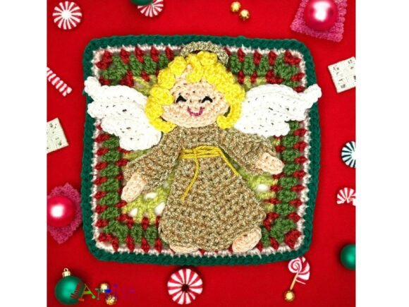 Angel Penguin Granny Square Crochet