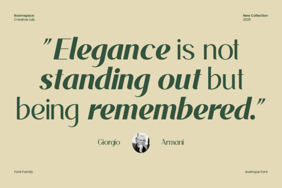 Avehope Sans Font - Preview 1